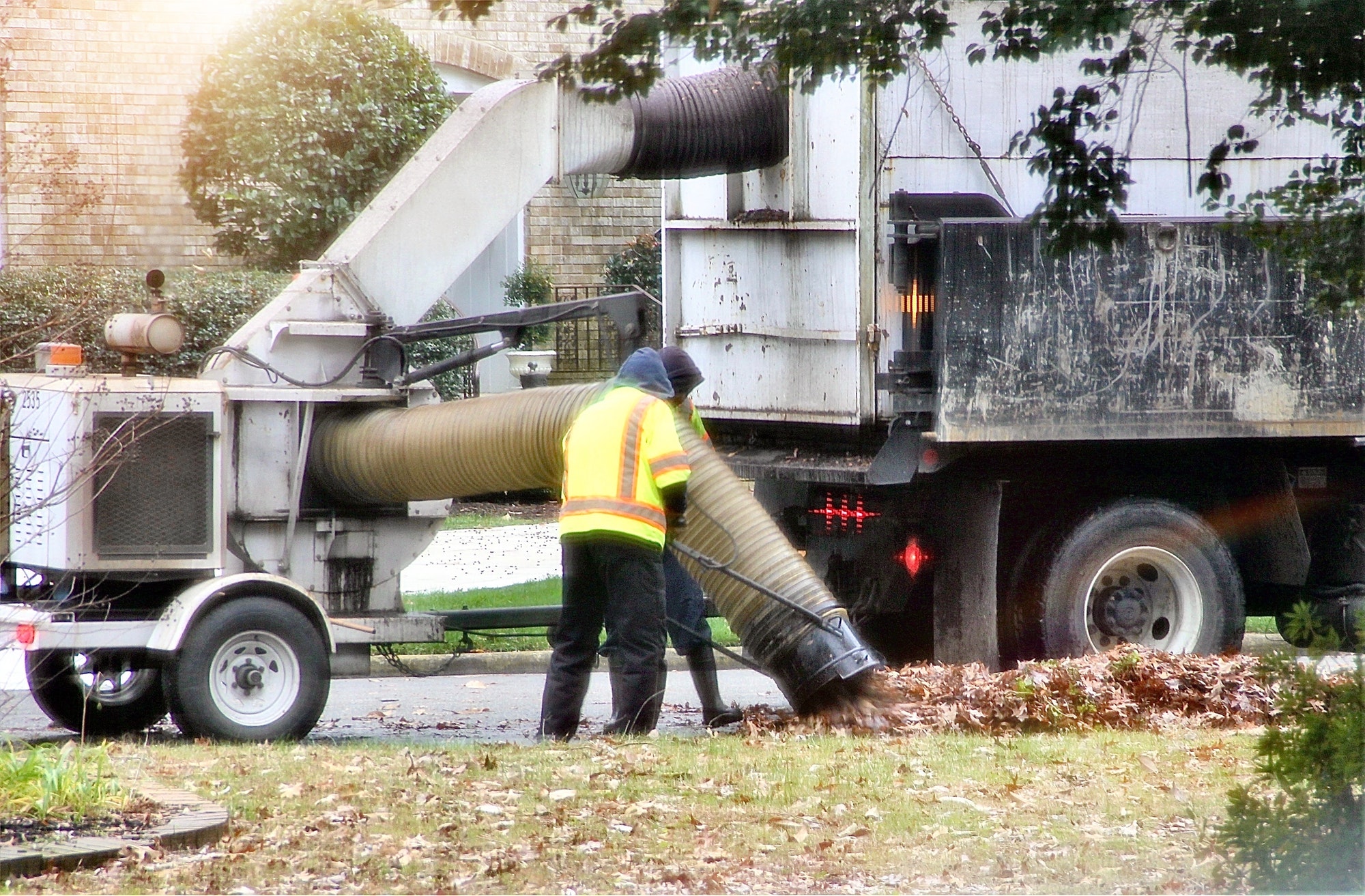 Neighborhood Curbside Loose Leaf Collection, by The Division of Public Works during Fall & Winter